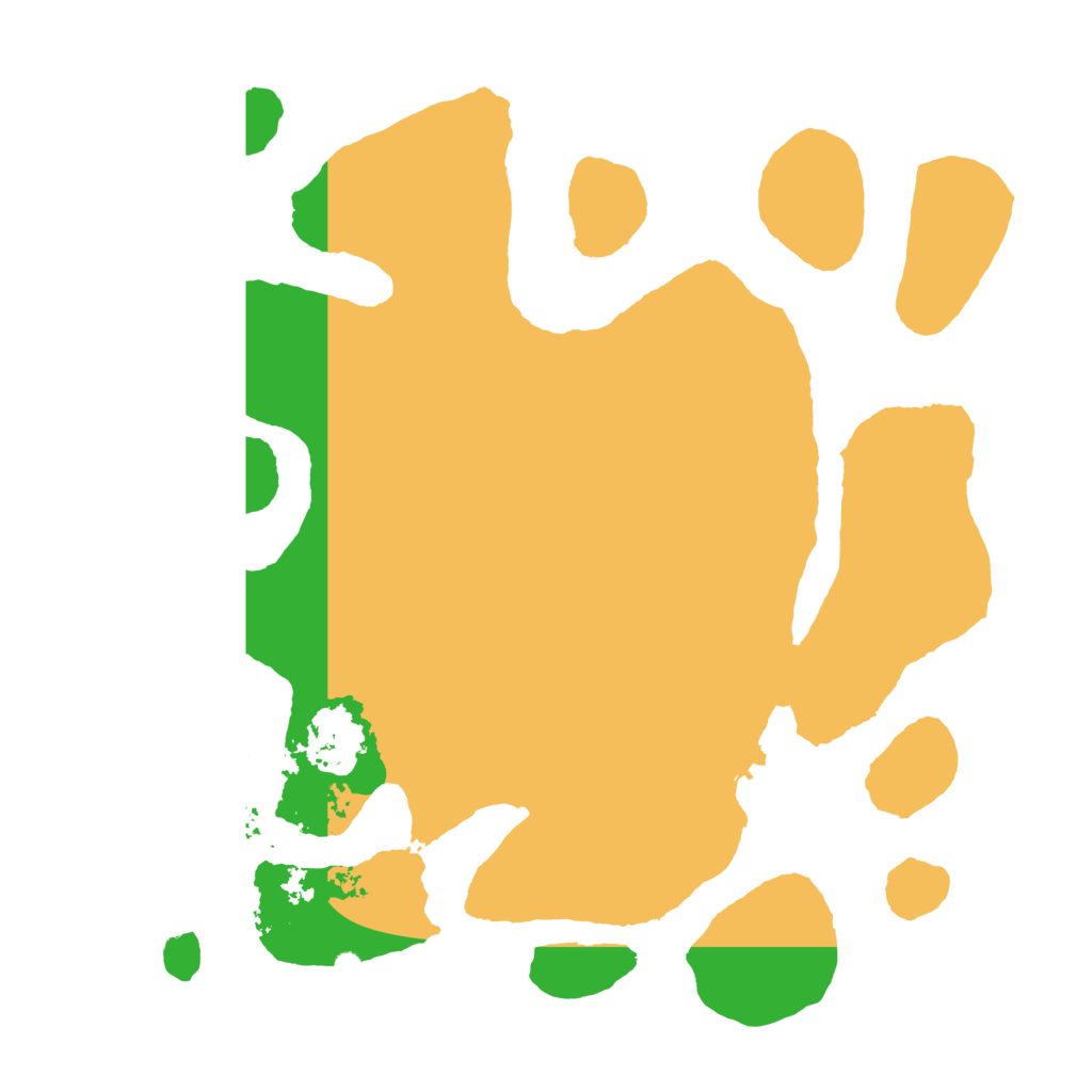 Biome Rust Map: Barren, Size: 3500, Seed: 1441768975