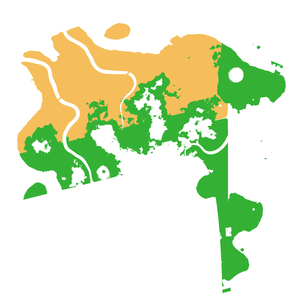 Biome Rust Map: Procedural Map, Size: 3600, Seed: 567574