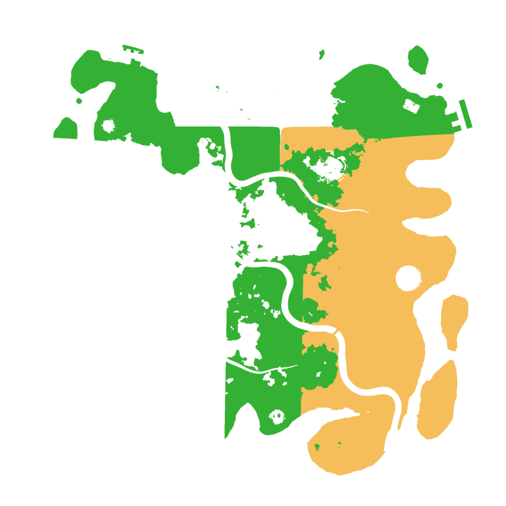 Biome Rust Map: Procedural Map, Size: 3500, Seed: 338689349