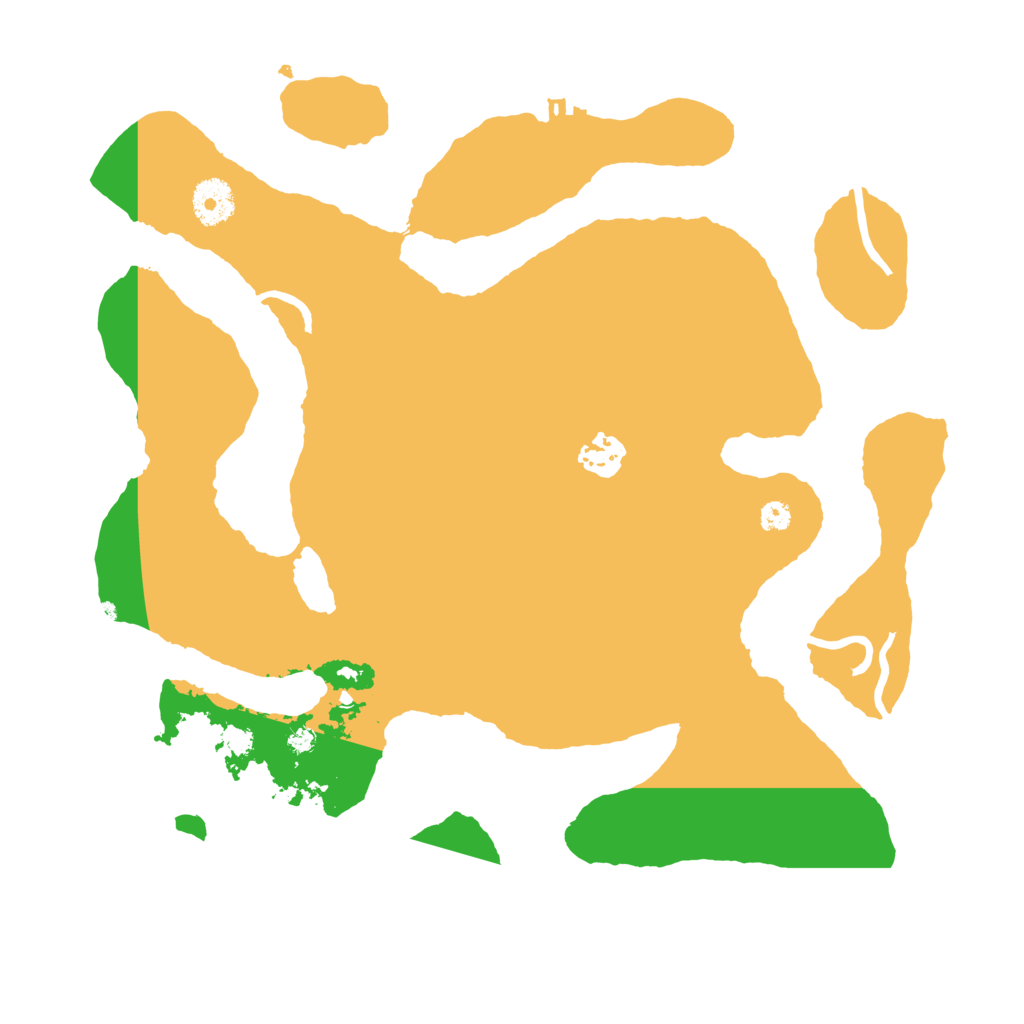 Biome Rust Map: Procedural Map, Size: 3500, Seed: 563672