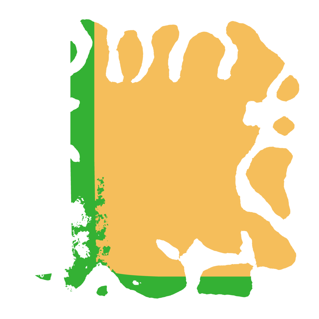 Biome Rust Map: Barren, Size: 4500, Seed: 7121