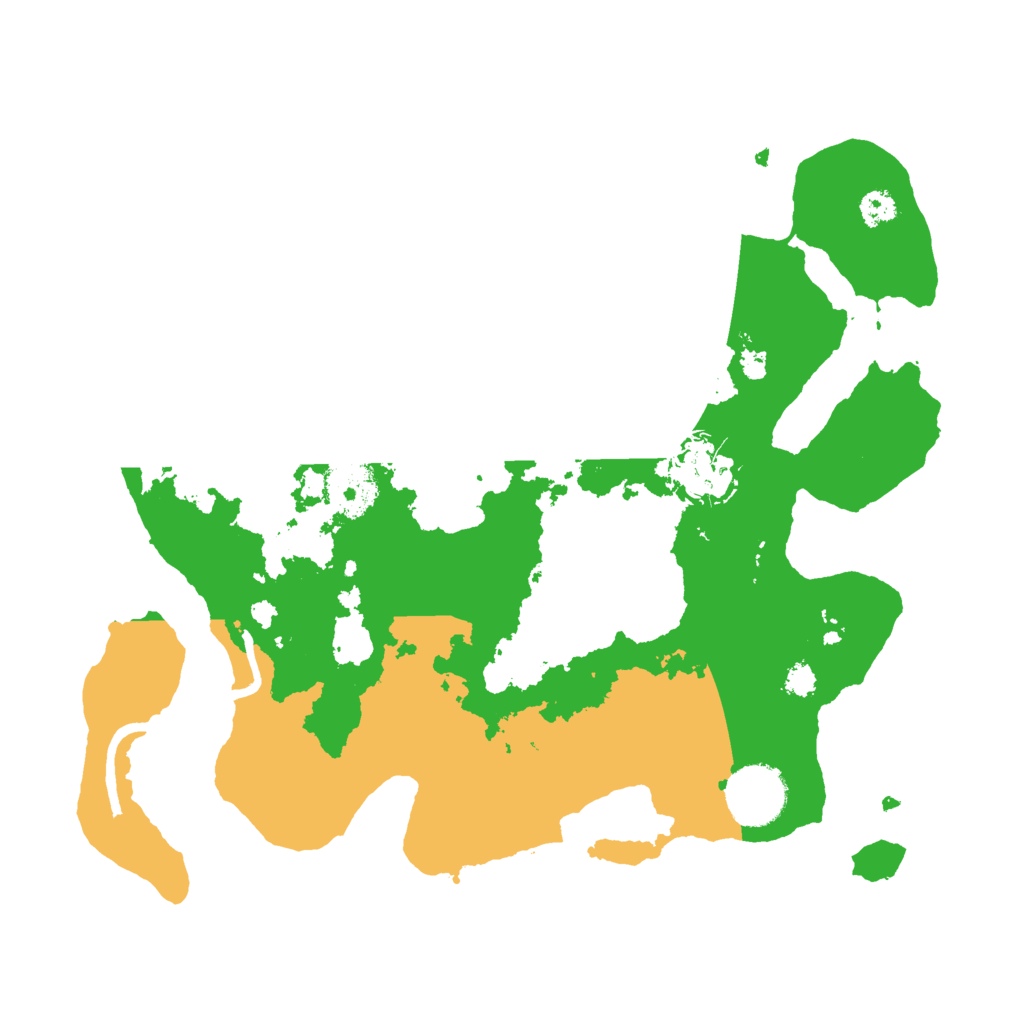 Biome Rust Map: Procedural Map, Size: 3000, Seed: 8481
