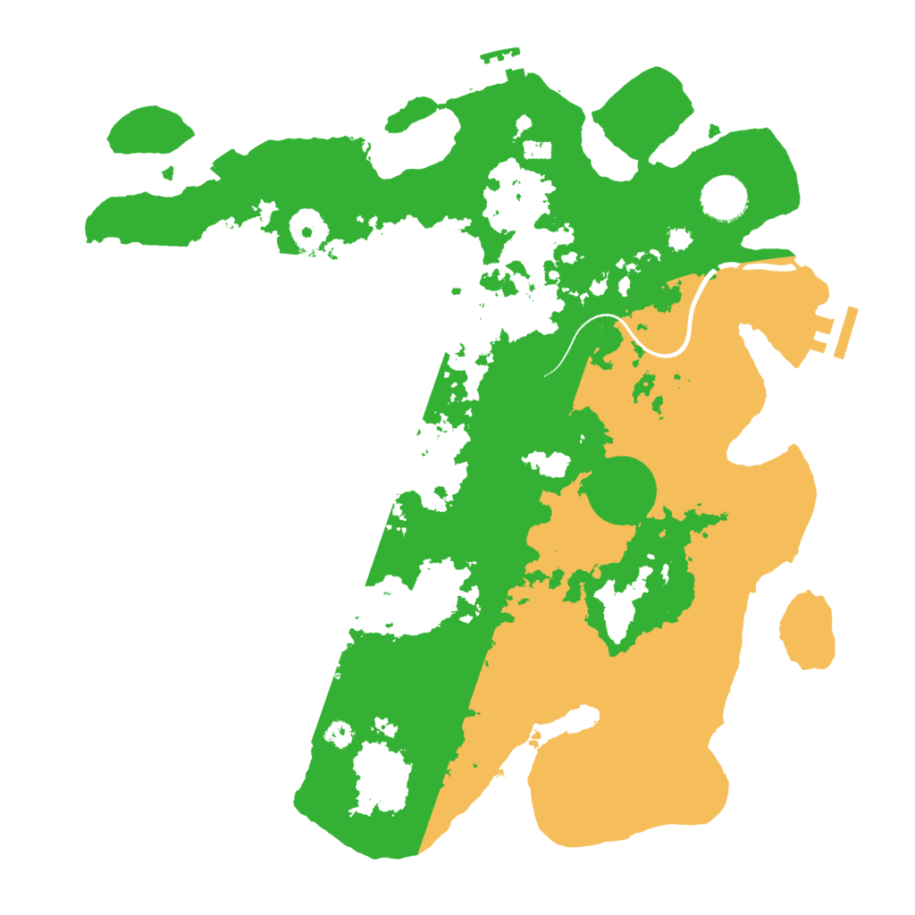 Biome Rust Map: Procedural Map, Size: 3500, Seed: 1443057999