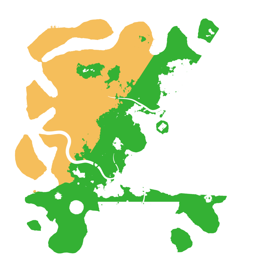 Biome Rust Map: Procedural Map, Size: 3550, Seed: 124019