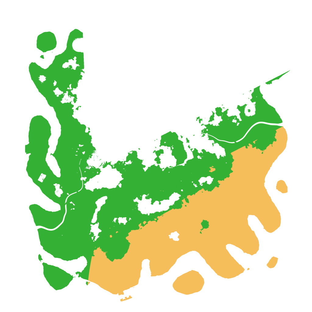 Biome Rust Map: Procedural Map, Size: 4000, Seed: 1532558119