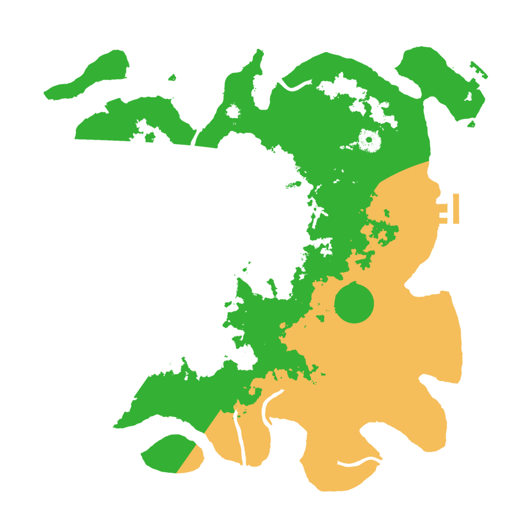 Biome Rust Map: Procedural Map, Size: 3500, Seed: 44938