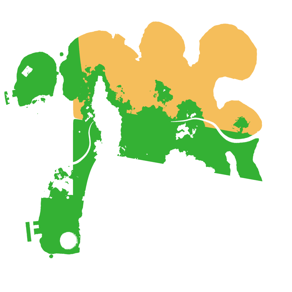 Biome Rust Map: Procedural Map, Size: 3000, Seed: 325462