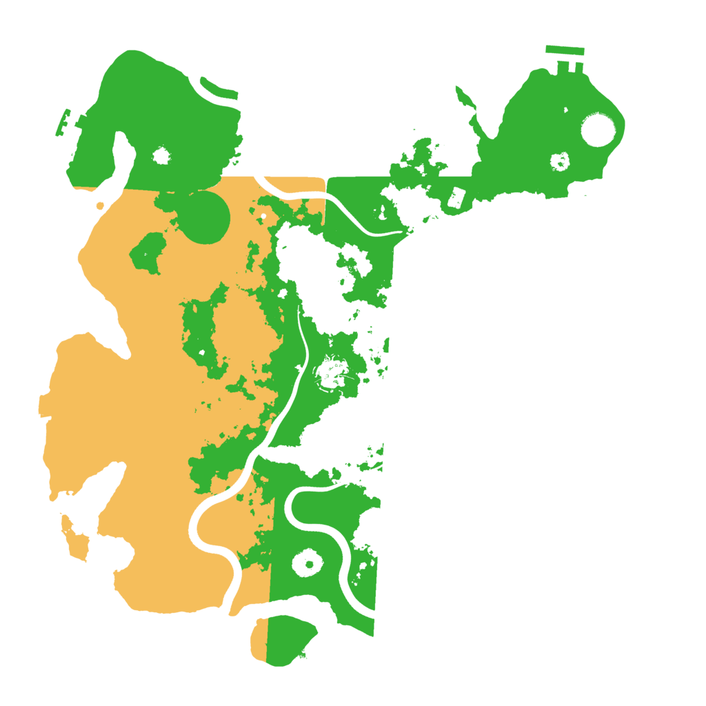 Biome Rust Map: Procedural Map, Size: 3700, Seed: 2138732498