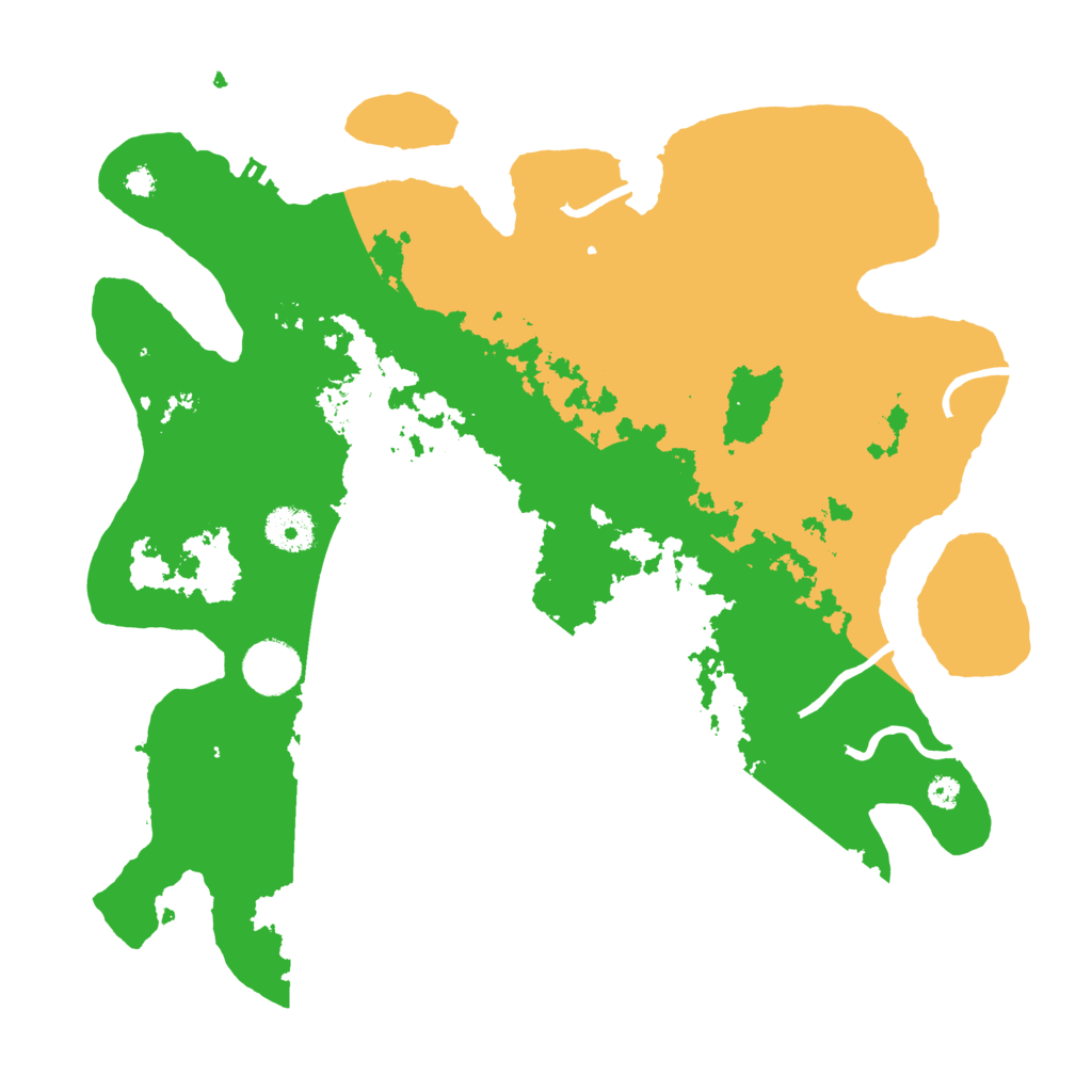 Biome Rust Map: Procedural Map, Size: 3500, Seed: 994608054