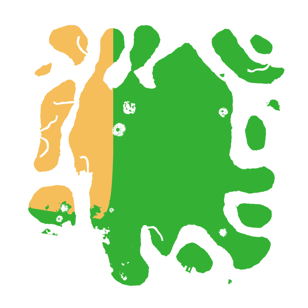 Biome Rust Map: Procedural Map, Size: 3500, Seed: 442334575