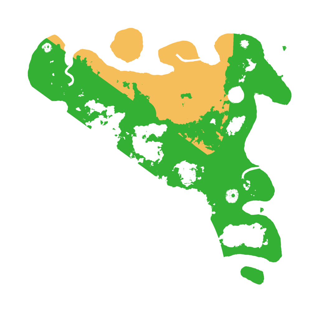 Biome Rust Map: Procedural Map, Size: 3550, Seed: 526155