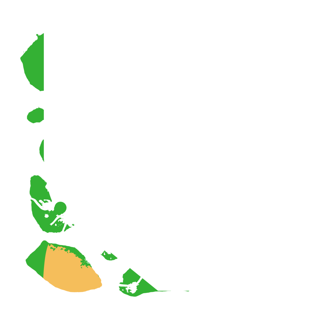 Biome Rust Map: Procedural Map, Size: 3500, Seed: 651601213