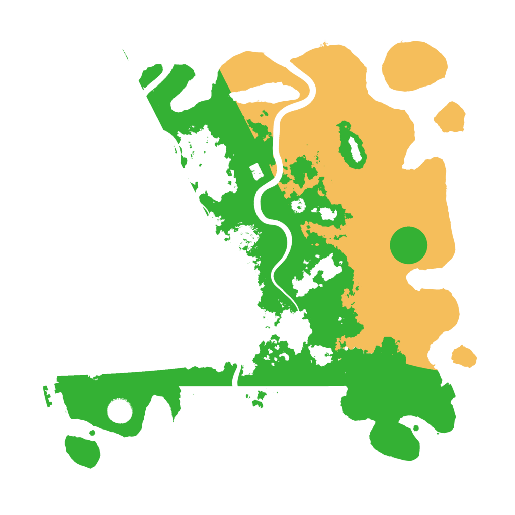 Biome Rust Map: Procedural Map, Size: 3650, Seed: 855010725