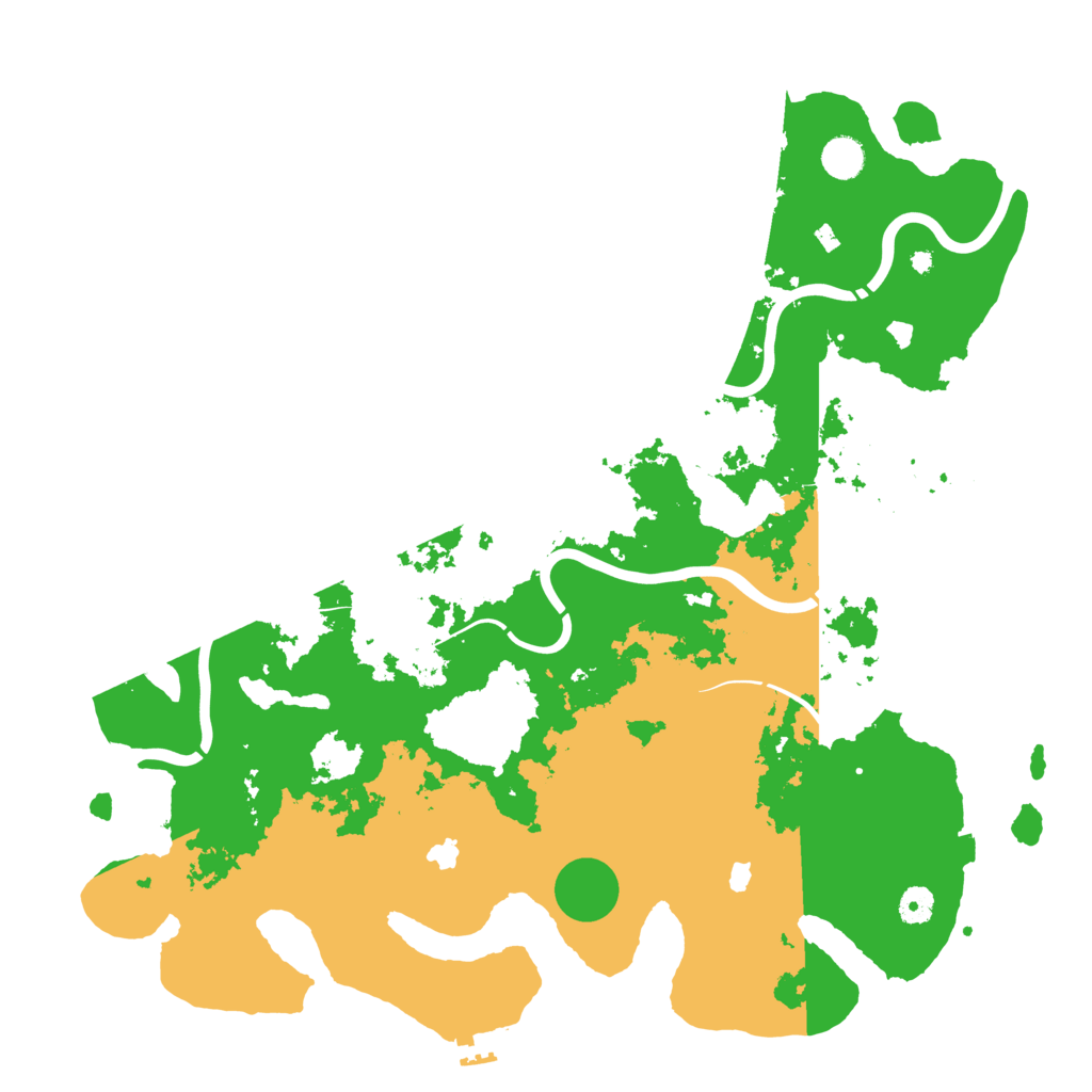 Biome Rust Map: Procedural Map, Size: 4500, Seed: 727895