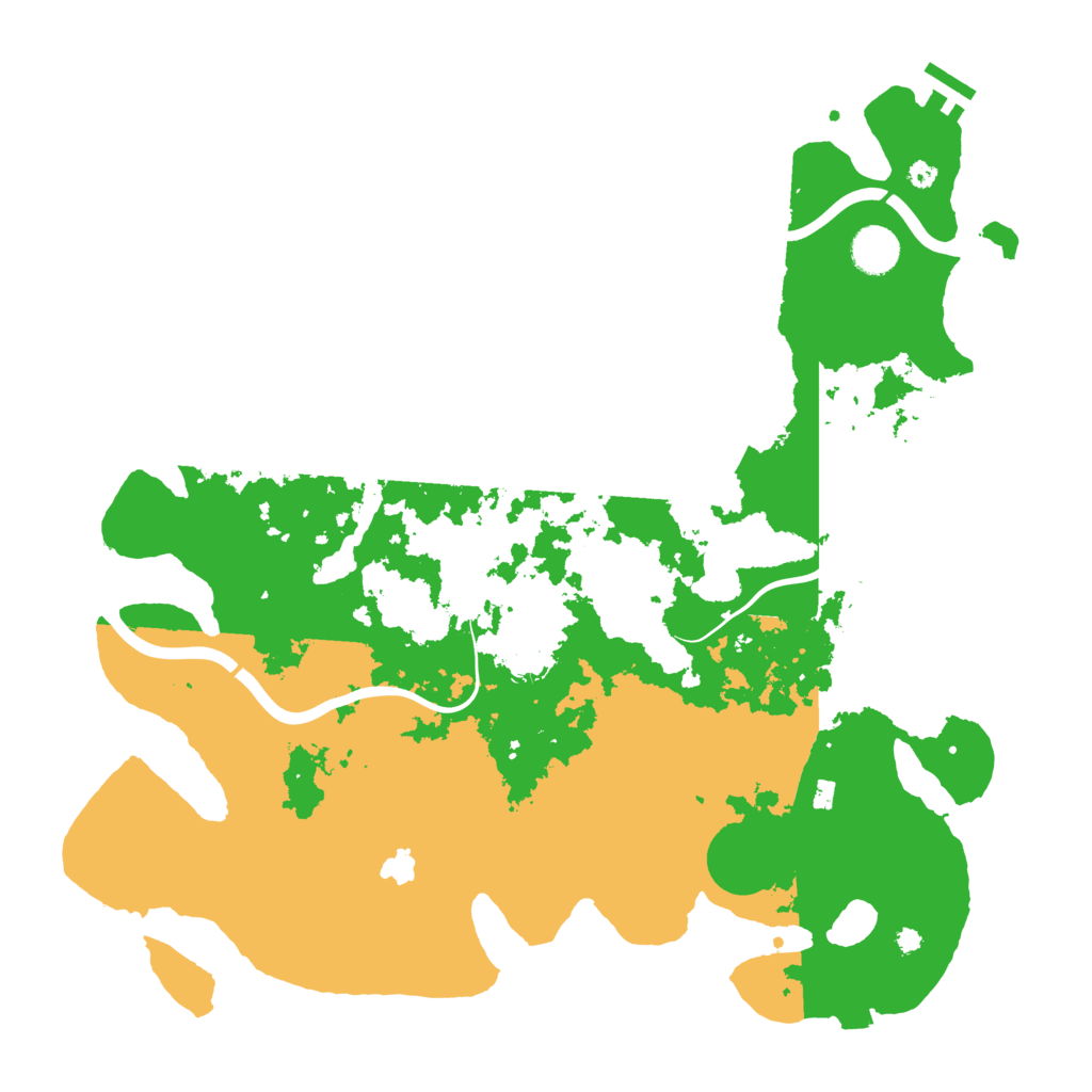 Biome Rust Map: Procedural Map, Size: 4000, Seed: 558751128