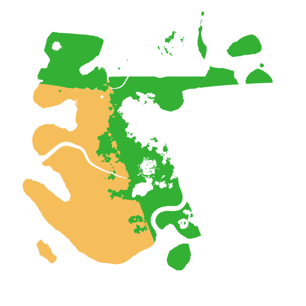 Biome Rust Map: Procedural Map, Size: 3000, Seed: 481123