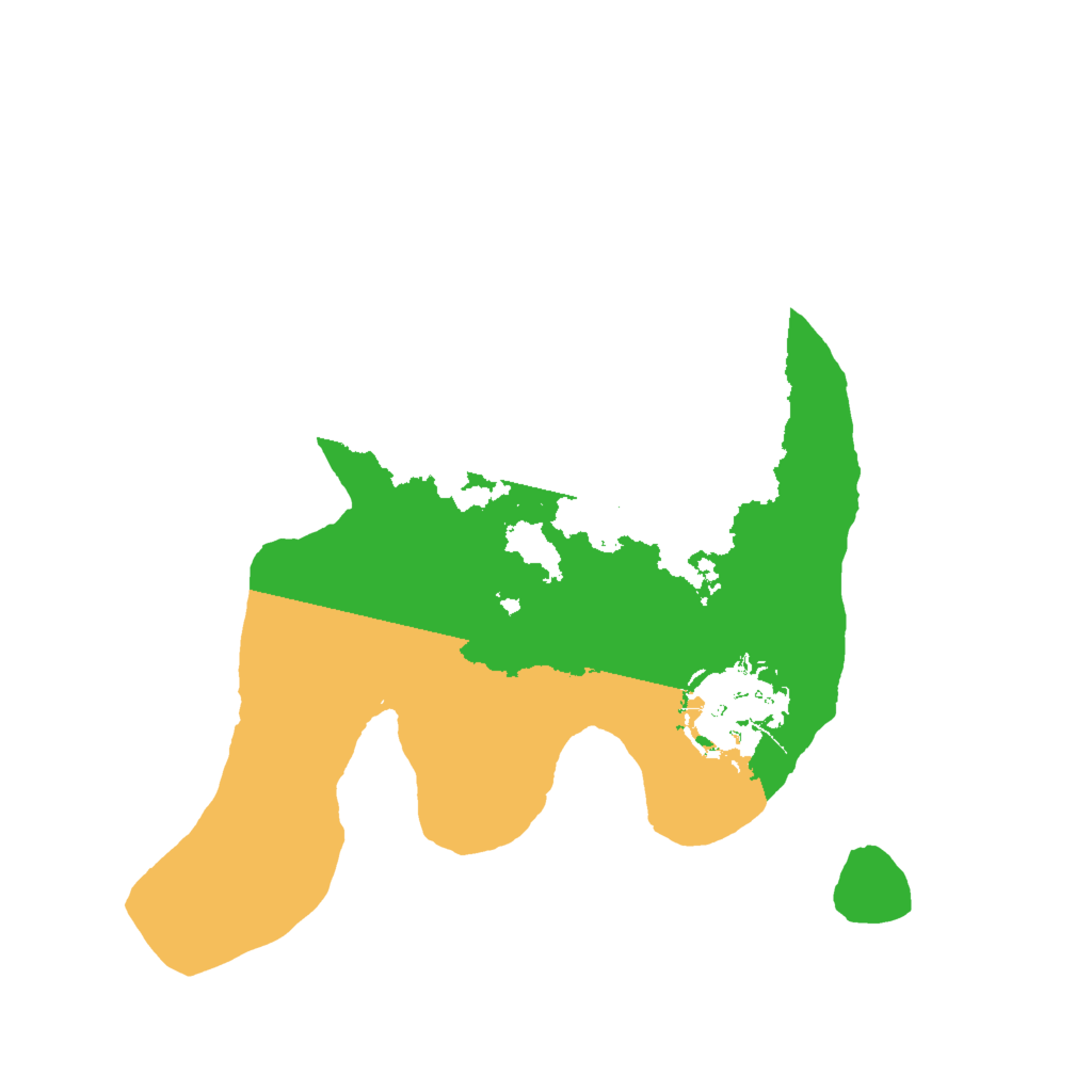 Biome Rust Map: Barren, Size: 2000, Seed: 618238904