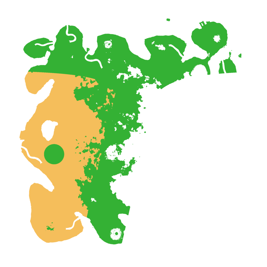 Biome Rust Map: Procedural Map, Size: 3500, Seed: 181217237