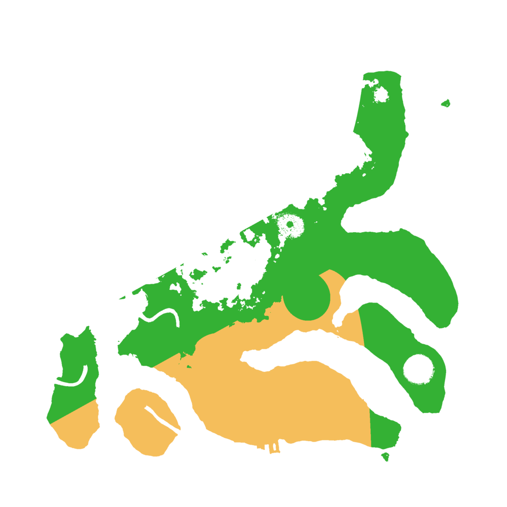 Biome Rust Map: Procedural Map, Size: 3000, Seed: 342932