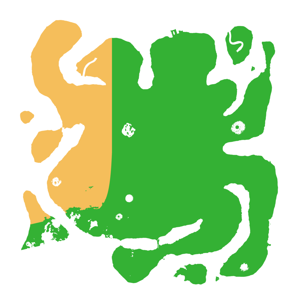 Biome Rust Map: Procedural Map, Size: 3500, Seed: 1373344121