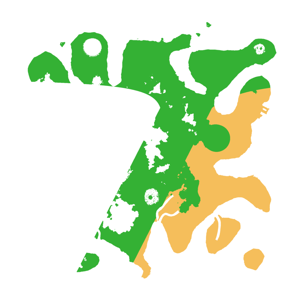 Biome Rust Map: Procedural Map, Size: 3000, Seed: 1033361624