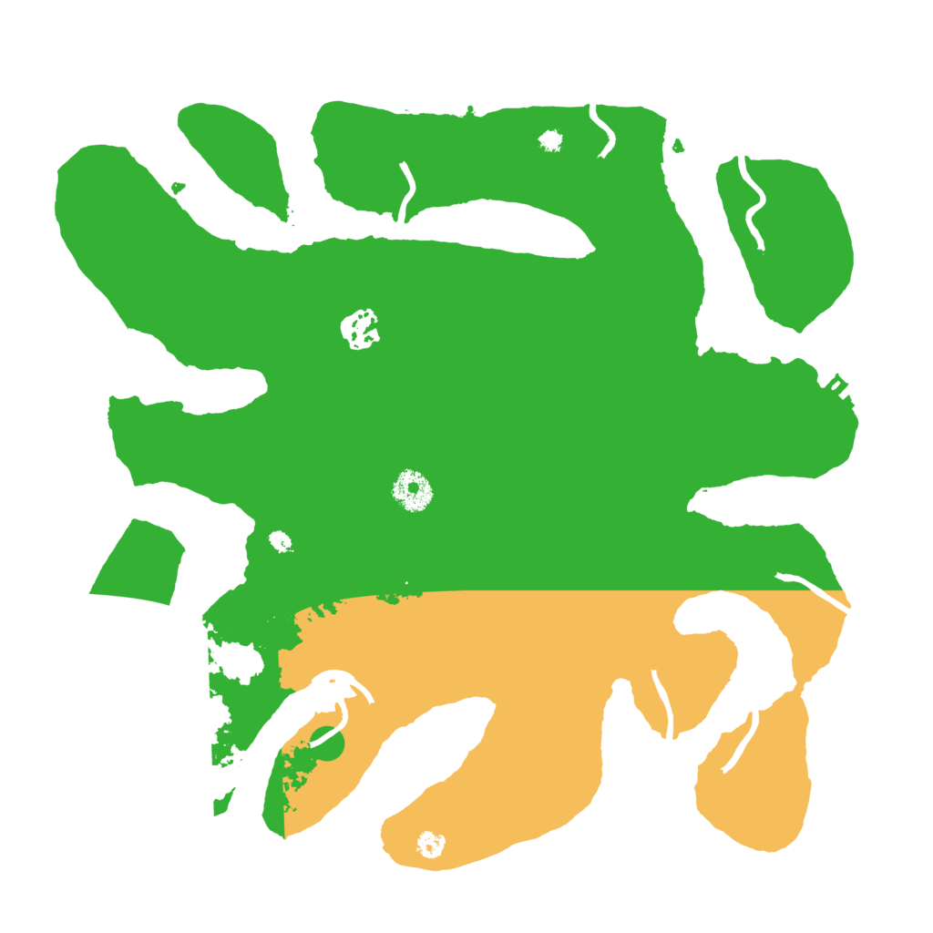 Biome Rust Map: Procedural Map, Size: 3500, Seed: 1486808