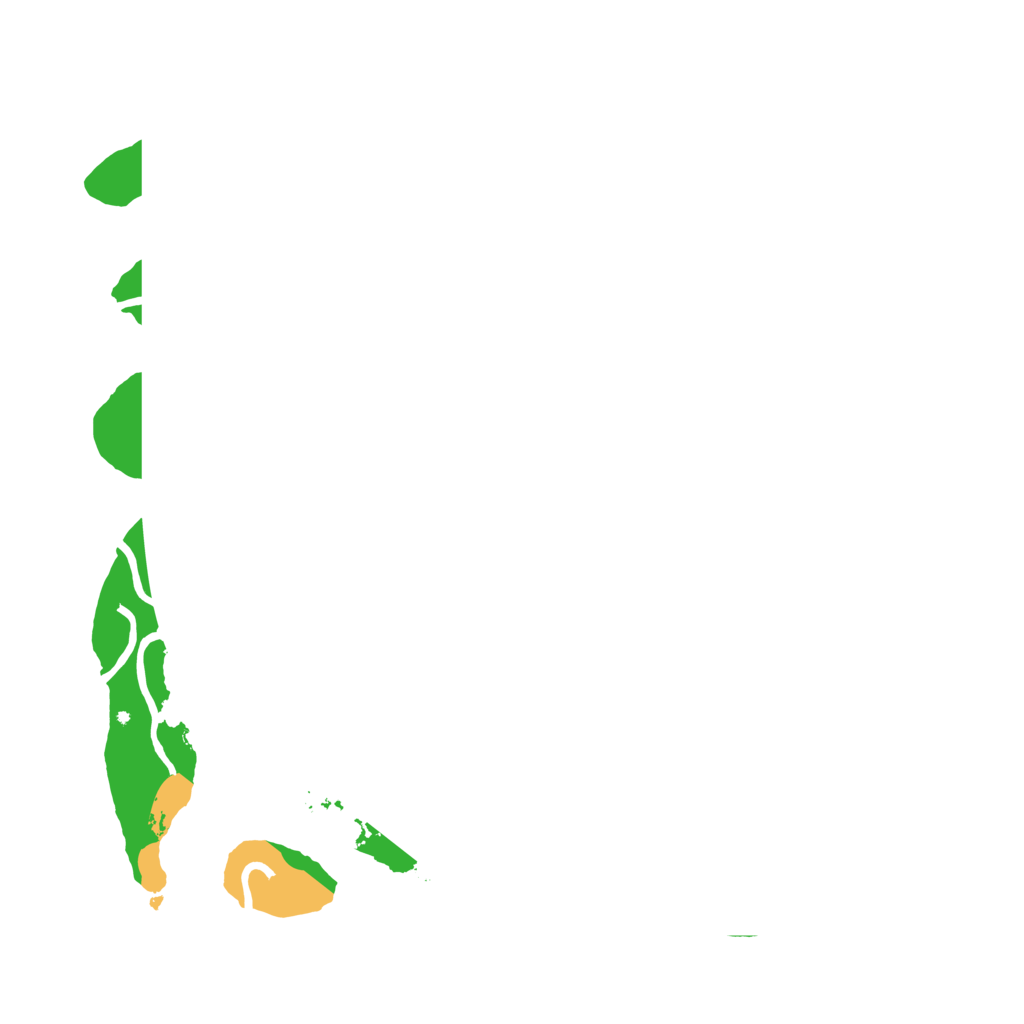 Biome Rust Map: Procedural Map, Size: 3550, Seed: 150062