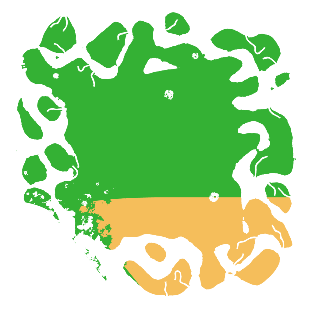 Biome Rust Map: Procedural Map, Size: 5000, Seed: 54321