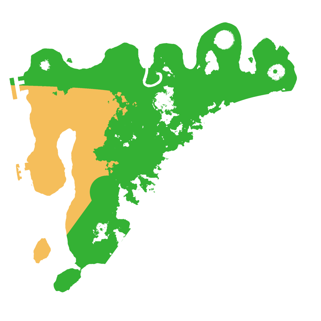 Biome Rust Map: Procedural Map, Size: 3000, Seed: 616408627