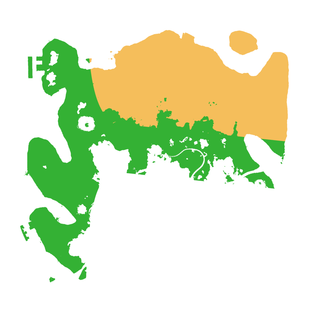 Biome Rust Map: Procedural Map, Size: 3000, Seed: 299445784