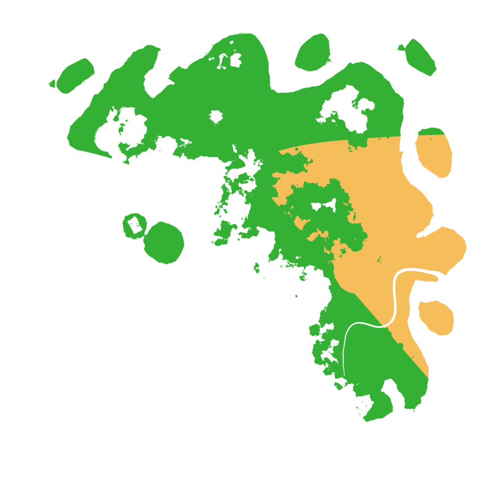 Biome Rust Map: Procedural Map, Size: 3500, Seed: 8351