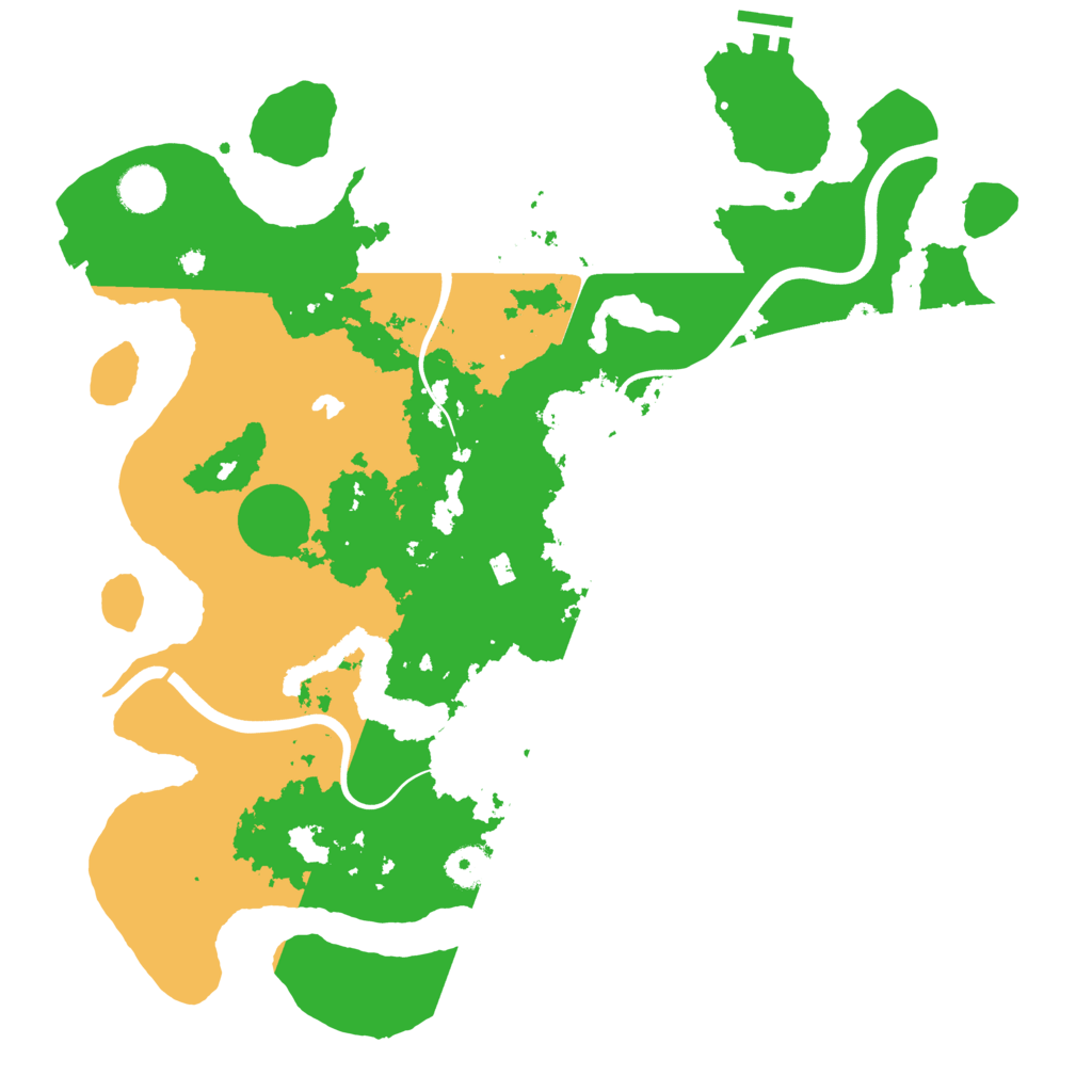 Biome Rust Map: Procedural Map, Size: 4000, Seed: 9738