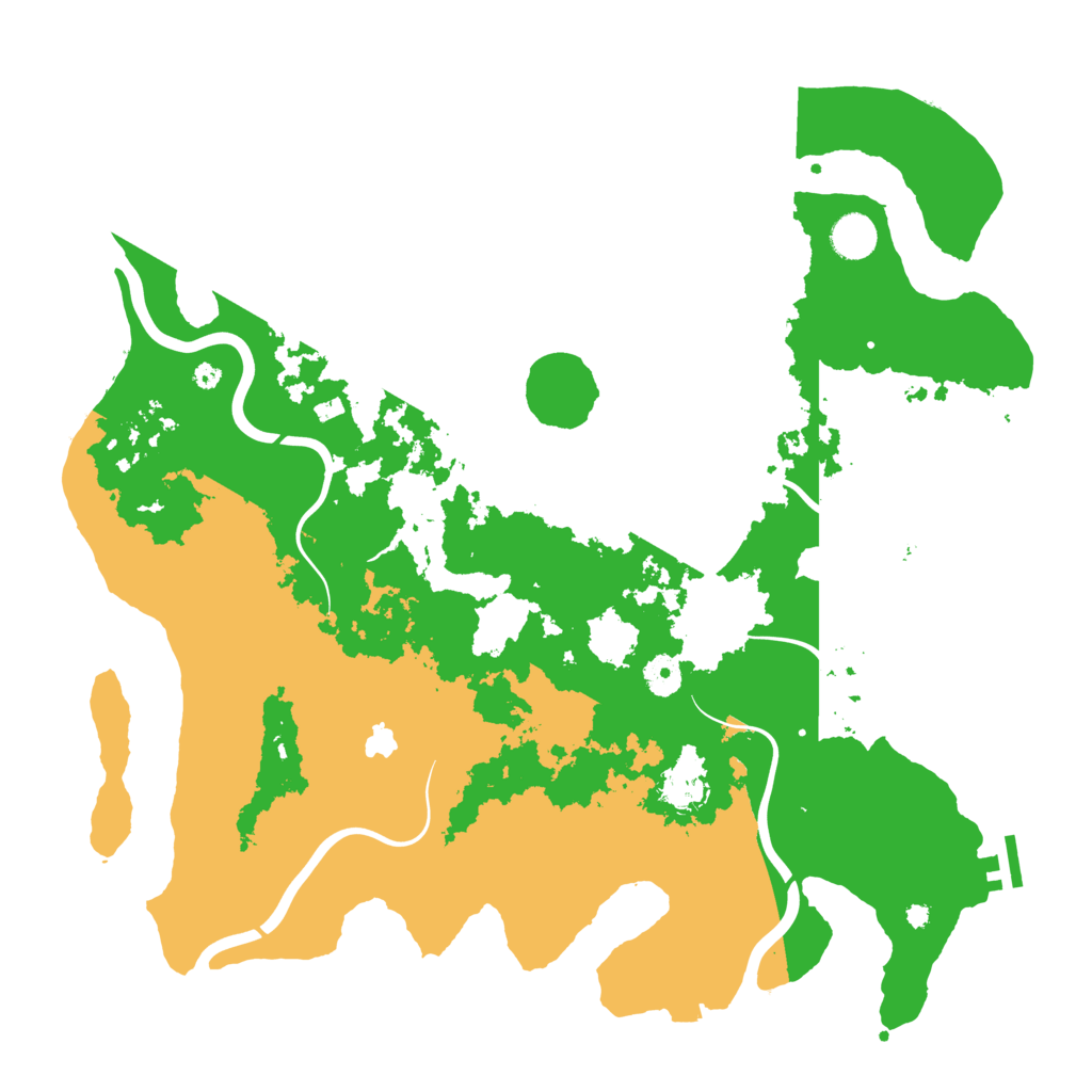 Biome Rust Map: Procedural Map, Size: 4200, Seed: 720211111