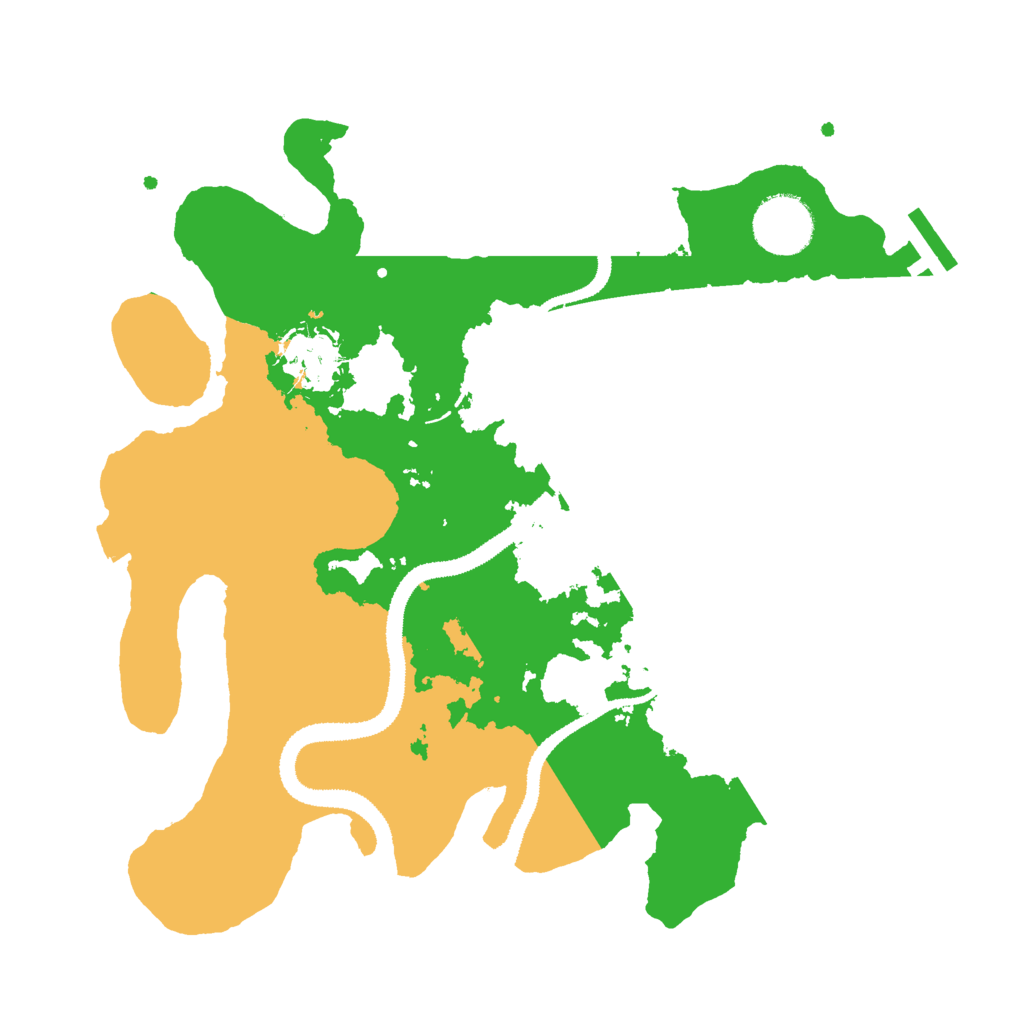 Biome Rust Map: Procedural Map, Size: 3000, Seed: 312896