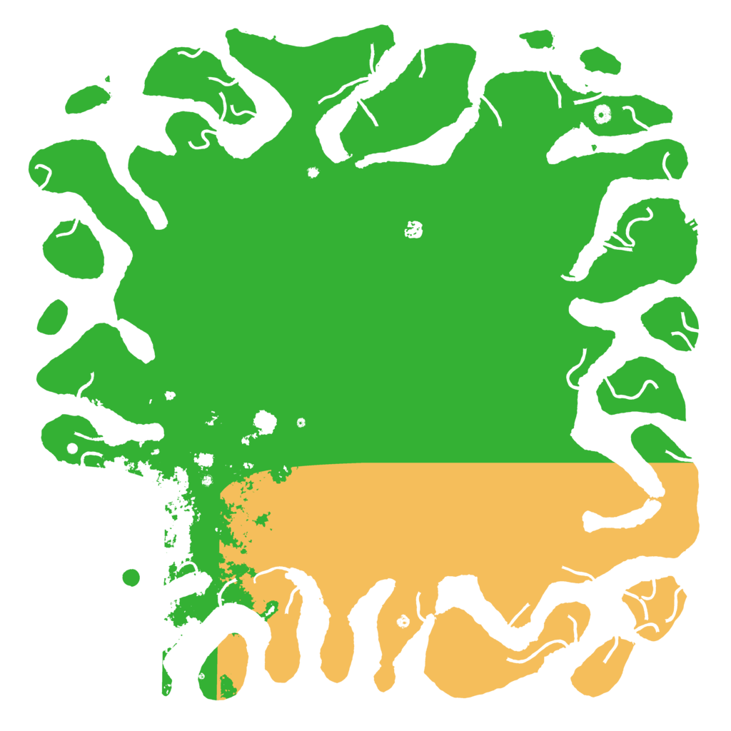 Biome Rust Map: Procedural Map, Size: 6000, Seed: 841255795