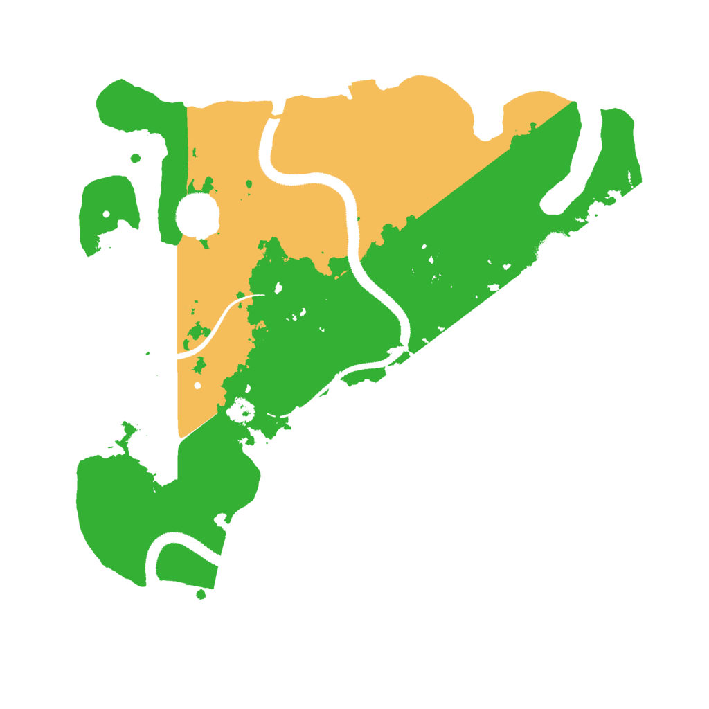 Biome Rust Map: Procedural Map, Size: 3000, Seed: 891915