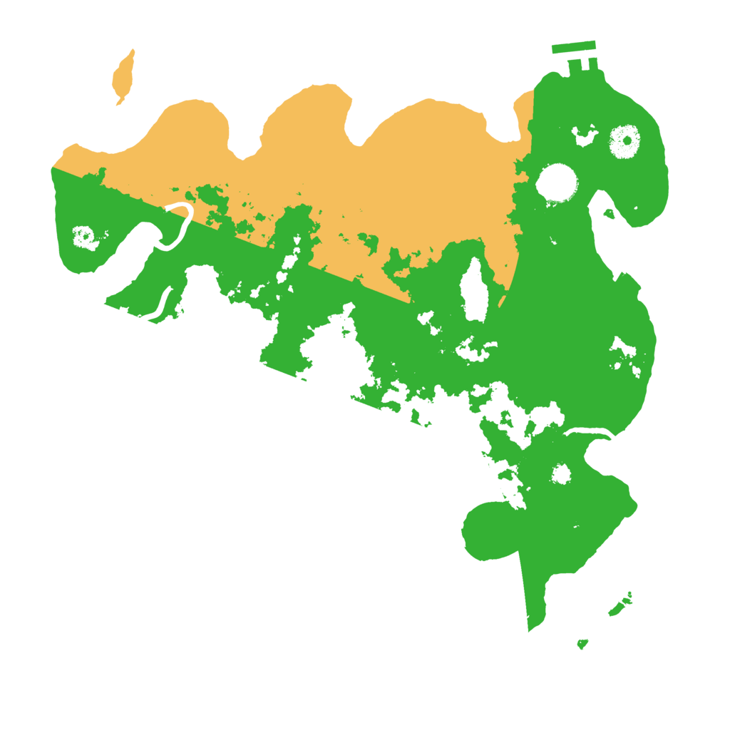 Biome Rust Map: Procedural Map, Size: 3368, Seed: 3429