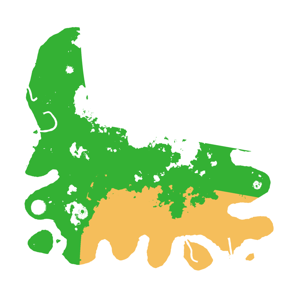 Biome Rust Map: Procedural Map, Size: 3500, Seed: 42846057