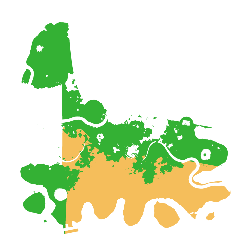 Biome Rust Map: Procedural Map, Size: 3500, Seed: 42846057