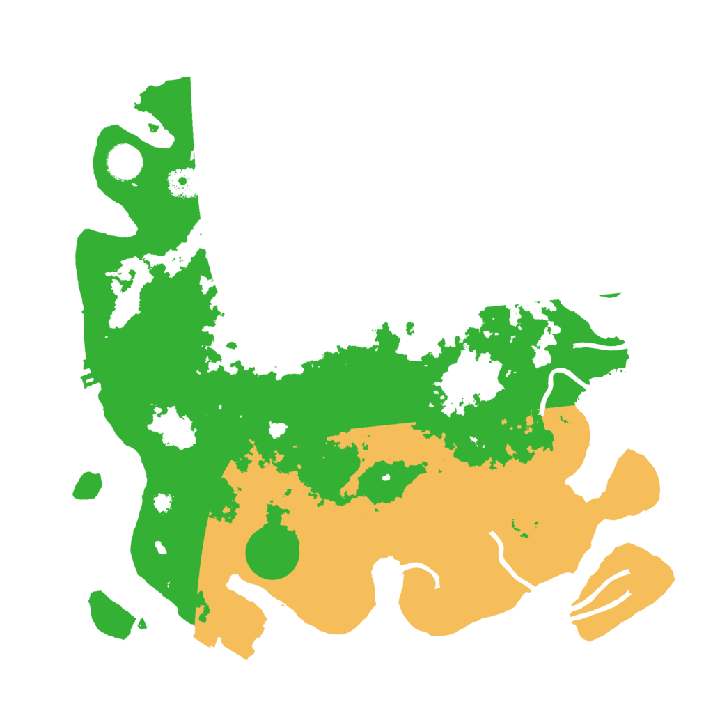 Biome Rust Map: Procedural Map, Size: 3500, Seed: 79696212