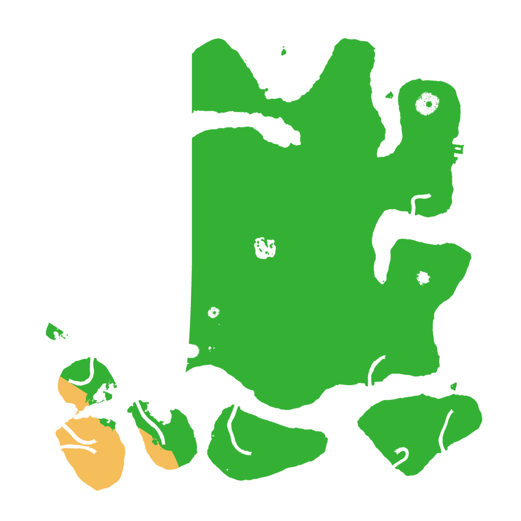 Biome Rust Map: Procedural Map, Size: 3500, Seed: 846043887