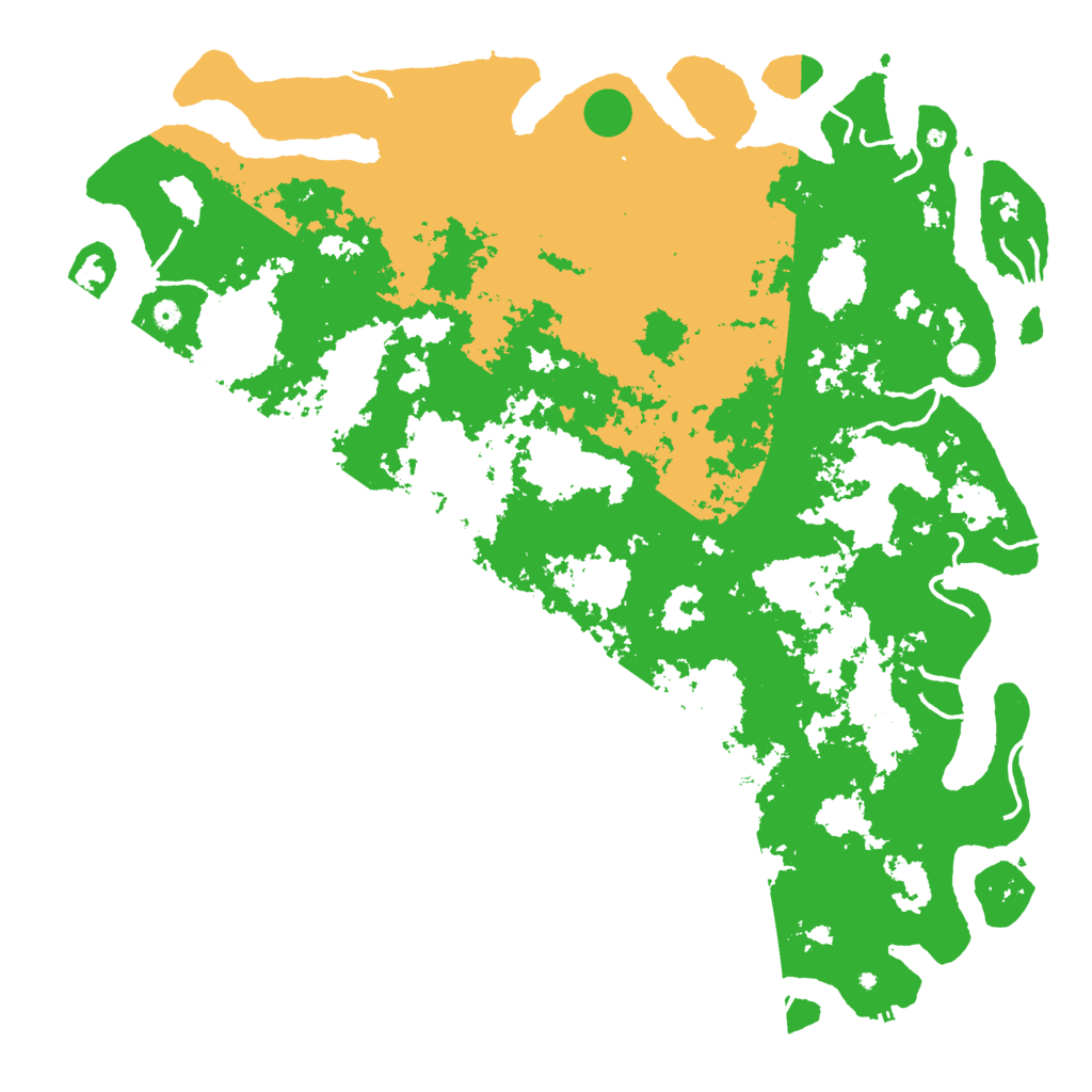 Biome Rust Map: Procedural Map, Size: 6000, Seed: 2155599
