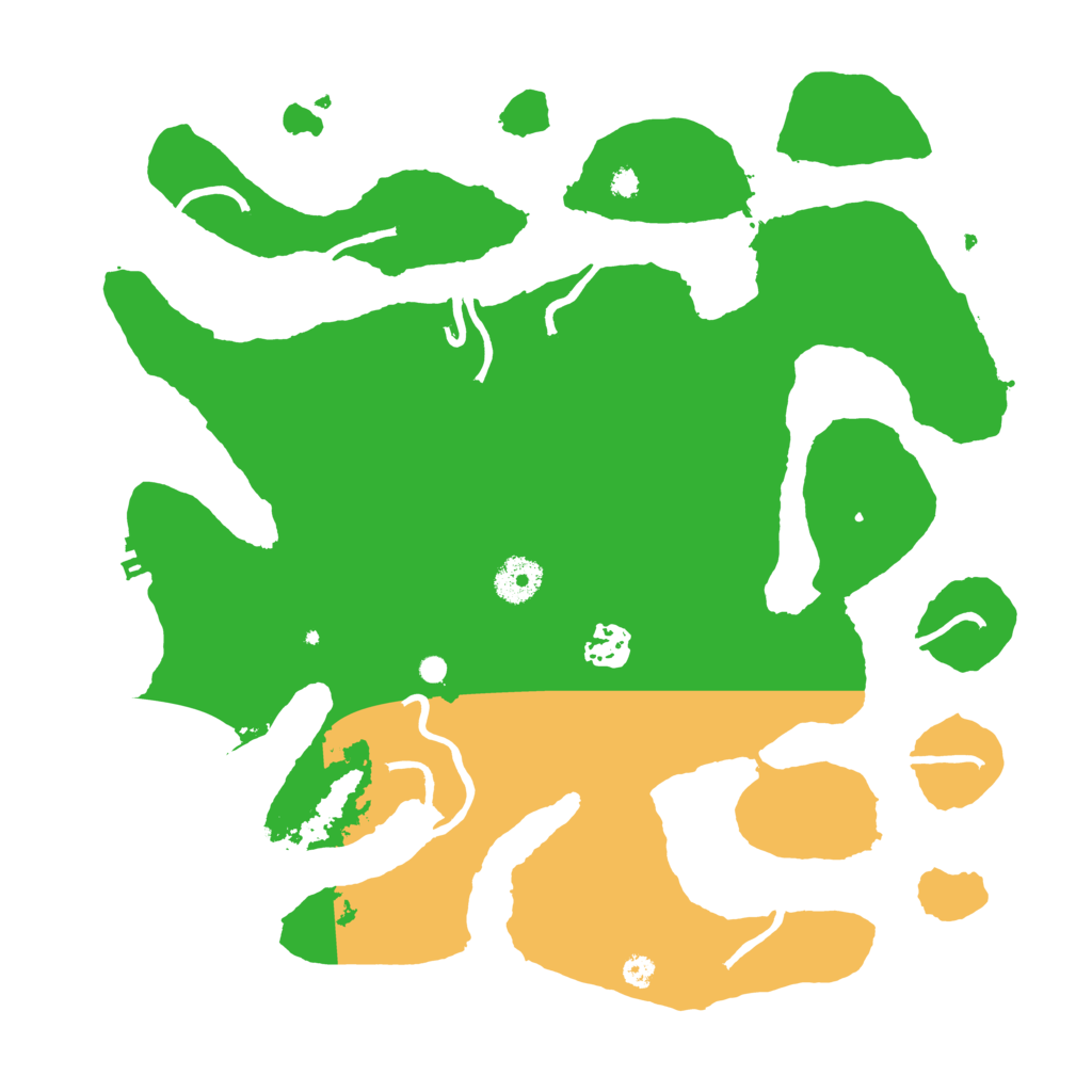 Biome Rust Map: Procedural Map, Size: 3550, Seed: 216624