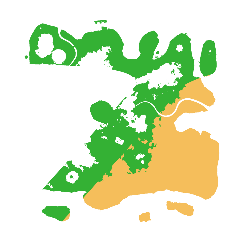 Biome Rust Map: Procedural Map, Size: 3000, Seed: 547616