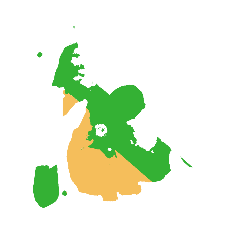 Biome Rust Map: Procedural Map, Size: 2000, Seed: 123469