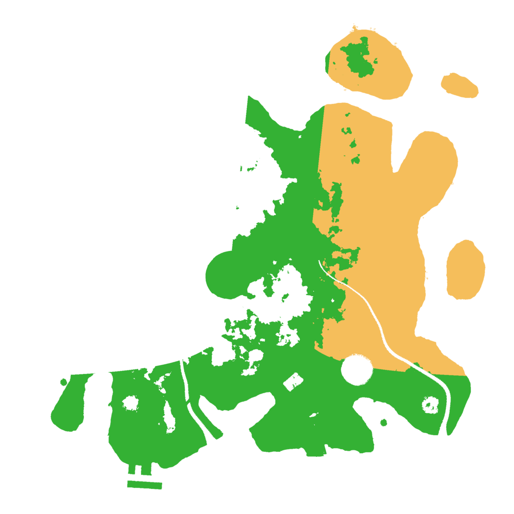 Biome Rust Map: Procedural Map, Size: 3000, Seed: 990479