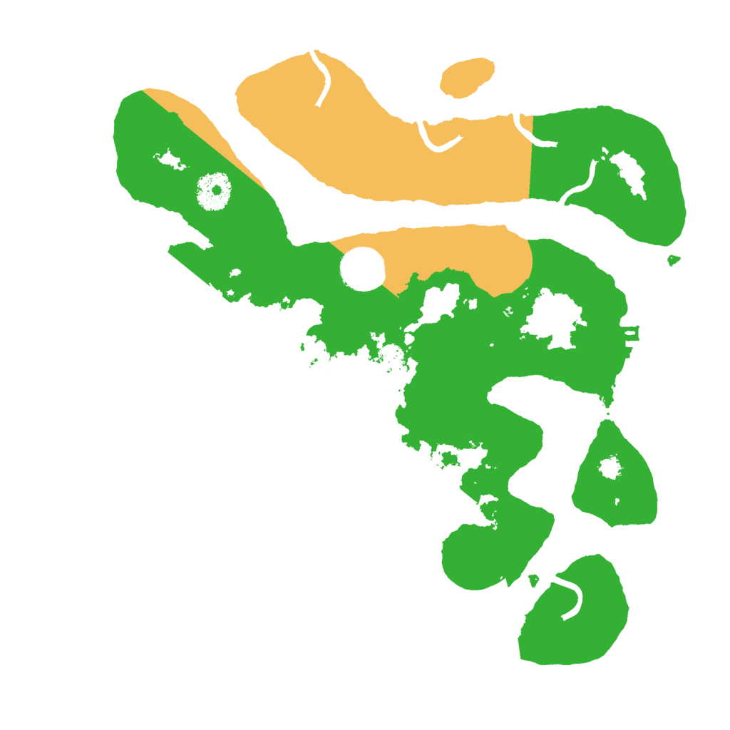 Biome Rust Map: Procedural Map, Size: 3000, Seed: 589104