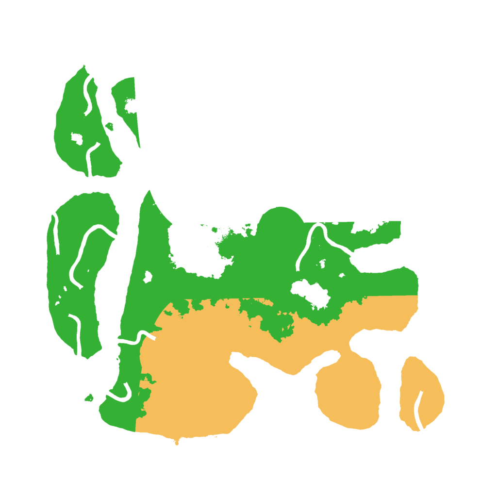 Biome Rust Map: Procedural Map, Size: 3000, Seed: 283474