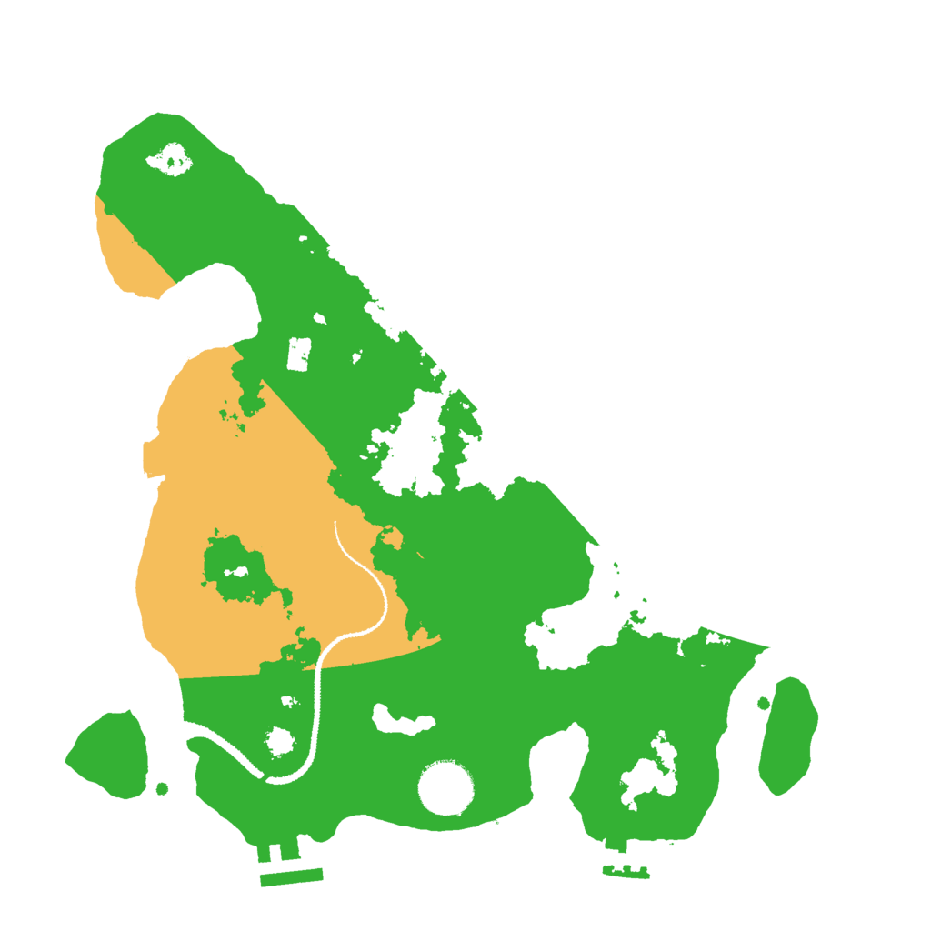 Biome Rust Map: Procedural Map, Size: 3000, Seed: 356695