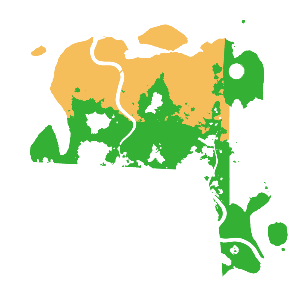 Biome Rust Map: Procedural Map, Size: 3550, Seed: 748243